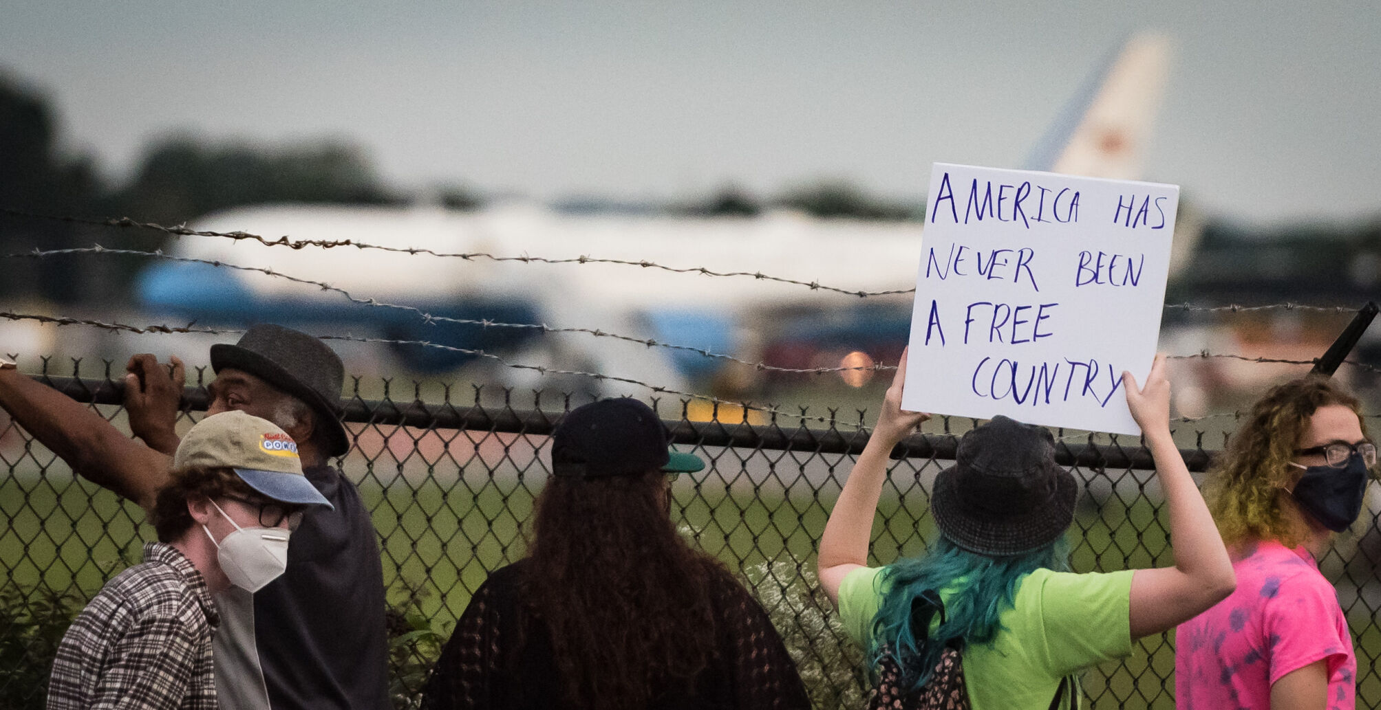 Protest Against Trump Rally